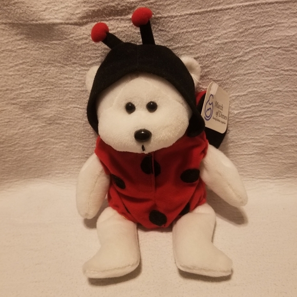 Plushland Other - EUC 2001 March of Dimes ladybug bear Rosy